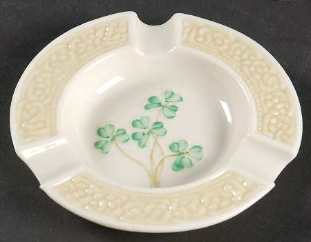 Shamrock (Older Black Backstamps) 4" Ashtray