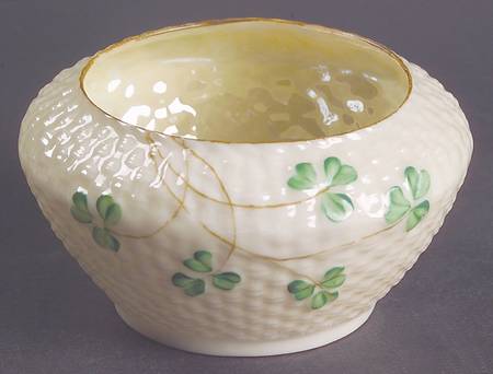 Shamrock (Older Black Backstamps) Mini Open Sugar Bowl