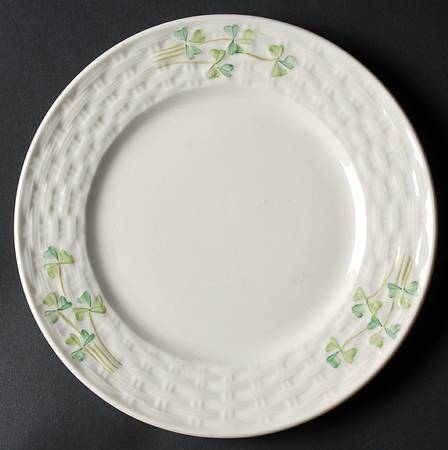 Shamrock (Older Black Backstamps) Salad Plate