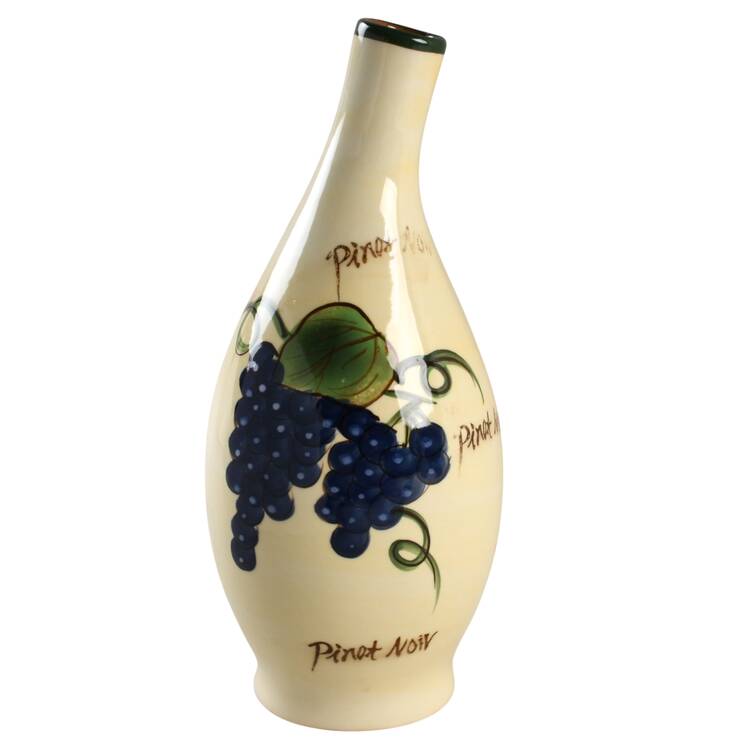 Grape Writing Collection Oil Jar No Drizzle Spout