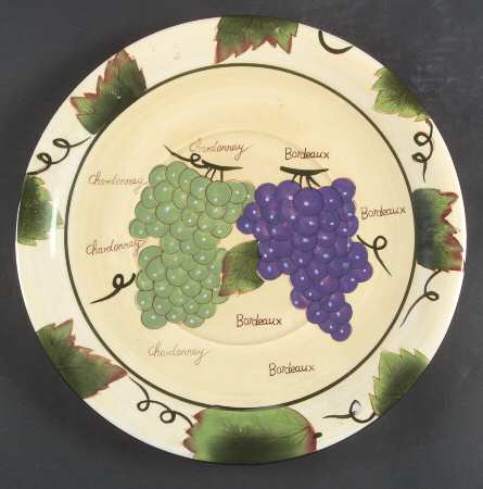 Grape Writing Collection Underplate for Tureen