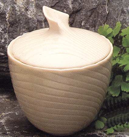 Spiral Shell Sugar Bowl & Lid