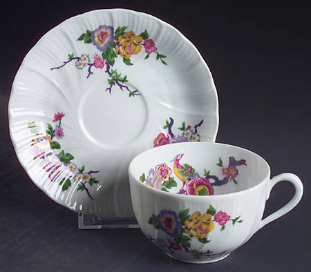 Bengali (Palm Shape) Flat Cup & Saucer Set