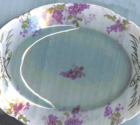 BOO45 12" Oval Serving Platter