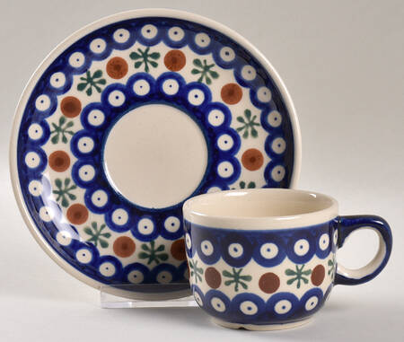 Nature Flat Cup & Saucer Set