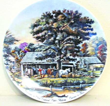 Currier & Ives Dinner Plate
