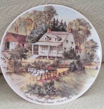 Currier & Ives Dinner Plate