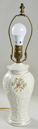 Romantic Rose 10" Electric Lamp No Shade