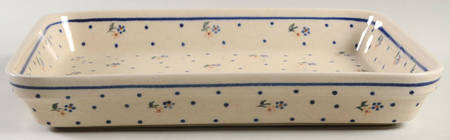 Country Meadow 13"  Rectangular Baker