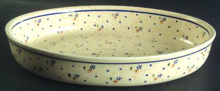 Country Meadow 13" Oval Baker