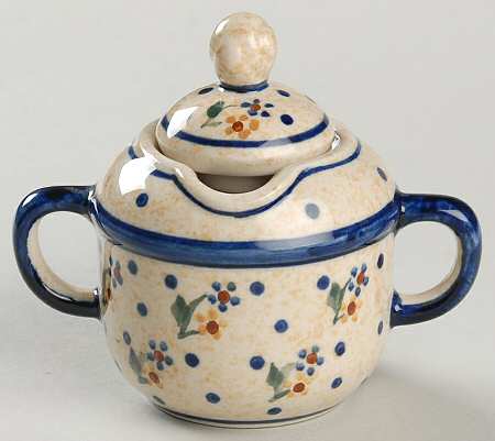 Country Meadow Mini Sugar Bowl & Lid