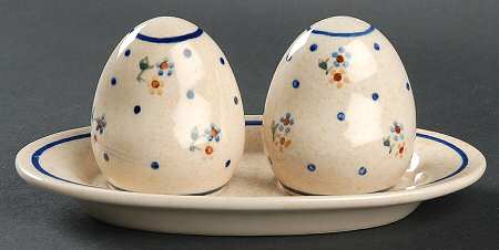 Country Meadow (3 Pc) Salt & Pepper Tray Set