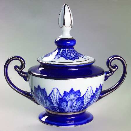 Asian Garden Sugar Bowl & Lid