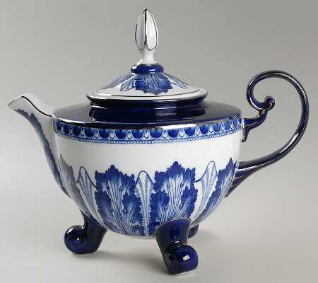 Asian Garden Teapot & Lid