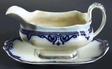 Oxford (Flow Blue) by Burgess &amp; Leigh