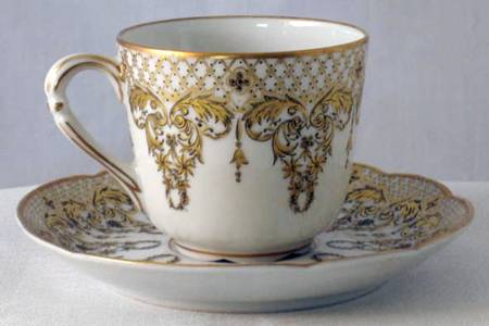 Colbert Flat Demitasse Cup & Saucer Set