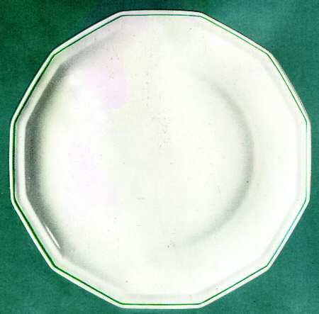 Orphee Green Dinner Plate