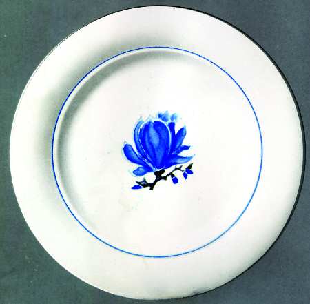 Tulipier Blue Dinner Plate