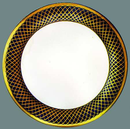 Mont Thabor-Blue Dinner Plate