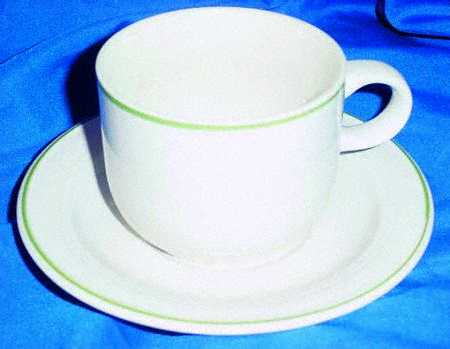 Loria Flat Cup & Saucer Set