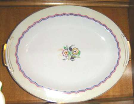BER465 14" Oval Serving Platter