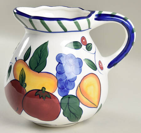 Rooster & Fruit Pitcher