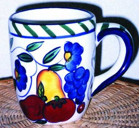 Rooster & Fruit Mug