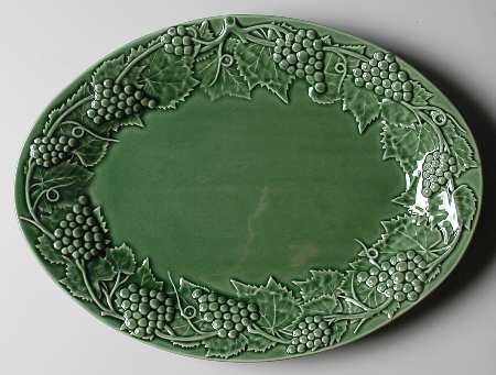 Grape Green 15" Oval Serving Platter