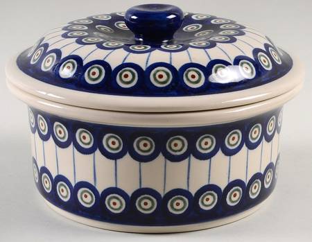 Traditional 1.25 Qt Round Covered Casserole