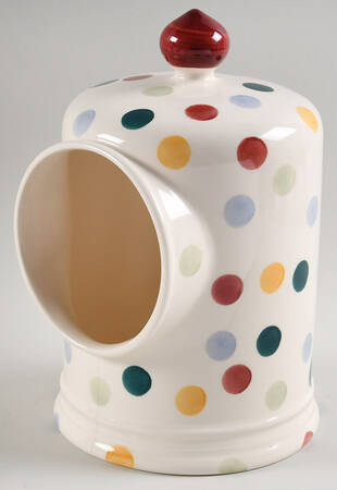 Polka Dot Open Salt Jar