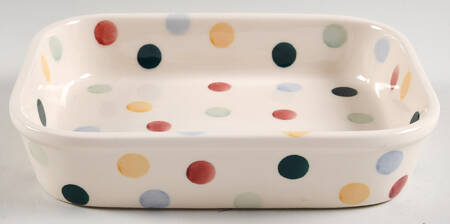 Polka Dot Small Rectangular Baker