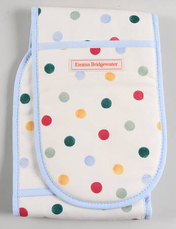 Polka Dot Cloth Double Oven Glove