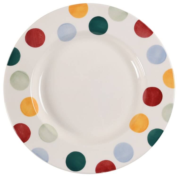 Polka Dot Dinner Plate