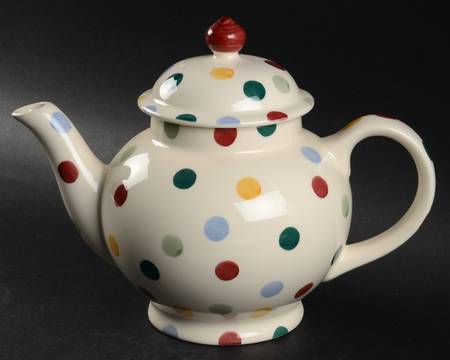 Polka Dot Teapot & Lid