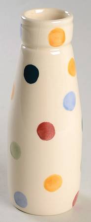 Polka Dot Milk Bottle
