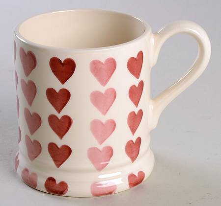 Pink Hearts Mug