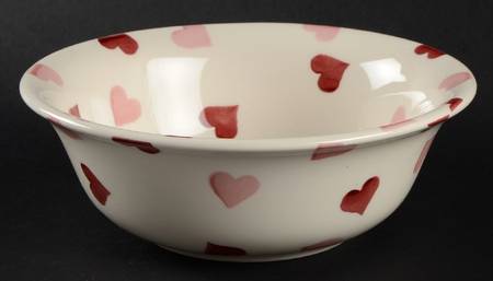 Pink Hearts Coupe Cereal Bowl