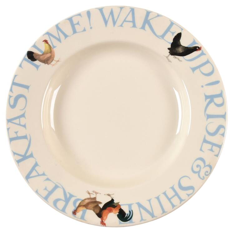 Rise and Shine (Blue Text) by Emma Bridgewater