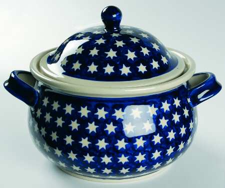 Stars Bean Pot & Lid