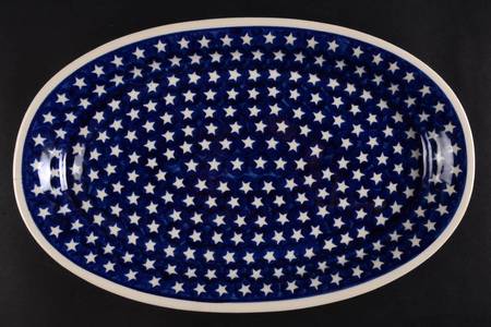 Stars 14" Oval Serving Platter