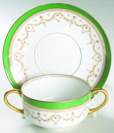 13757 Flat Bouillon Cup & Saucer
