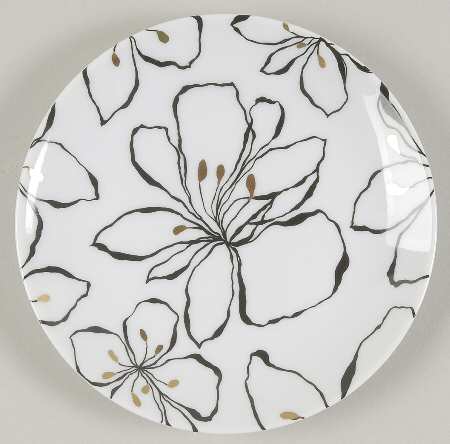 Black Gold Coupe Bread & Butter Plate