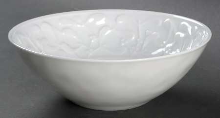 White Winter Coupe Cereal Bowl by Bernardaud