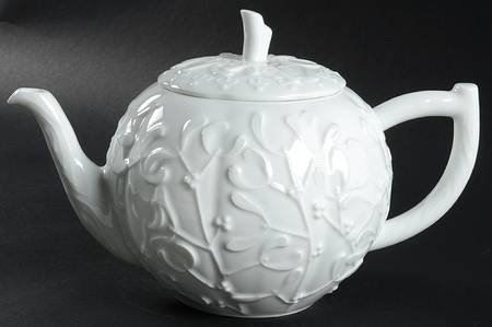 White Winter Teapot & Lid