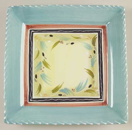 Ole Square Luncheon Plate