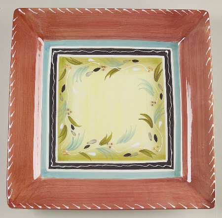 Ole Square Luncheon Plate