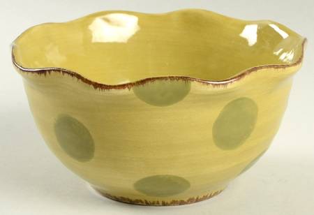 Pastis (Dots and Stripes) Coupe Cereal Bowl