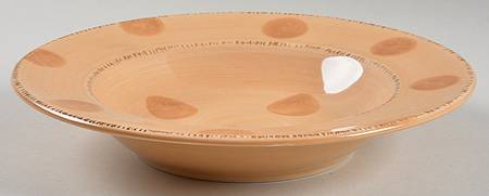Pastis (Dots and Stripes) Large Rim Soup Bowl