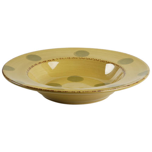 Pastis (Dots and Stripes) Large Rim Soup Bowl