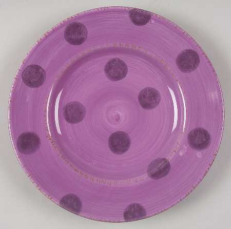 Pastis (Dots and Stripes) Salad Plate